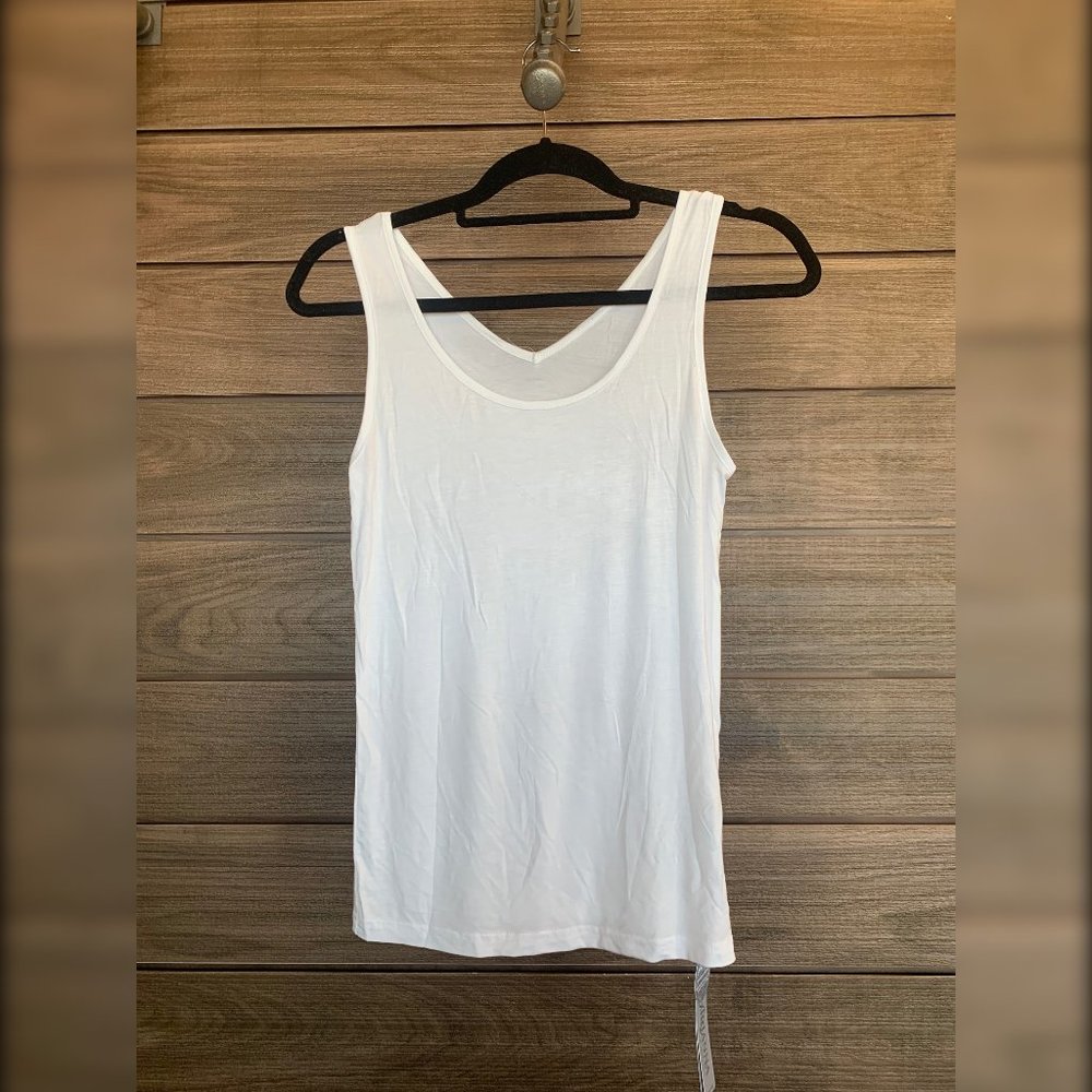 Reversable Tank Top - White